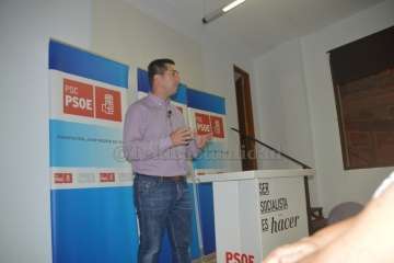 Ramos presenta su proyecto de renovación para el PSOE grancanario en Telde (Foto TA)