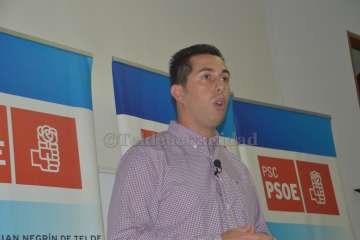 Ramos presenta su proyecto de renovación para el PSOE grancanario en Telde (Foto TA)