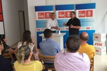 Sebastián Franquis presenta en Telde su proyecto para liderar el PSOE grancanario (Foto TA)