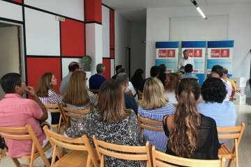 Sebastián Franquis presenta en Telde su proyecto para liderar el PSOE grancanario (Foto TA)