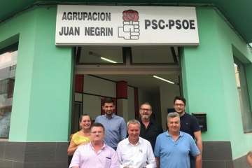 Sebastián Franquis presenta en Telde su proyecto para liderar el PSOE grancanario (Foto TA)