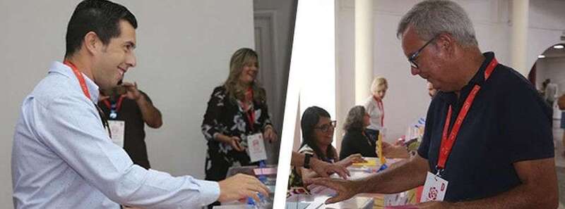 Alejandro Ramos y Sebastián Franquis, los dos candidatos (Foto TA)