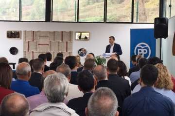 Sonsoles Martín, en el cónclave de dirigentes locales del PP de Canarias (Foto TA)