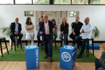 Sonsoles Martín, en el cónclave de dirigentes locales del PP de Canarias (Foto TA)