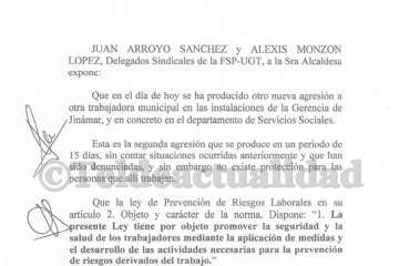 UGT denuncia en Trabajo la falta de seguridad en las UTS de Telde (Foto TA)