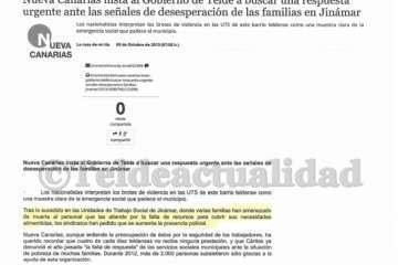 UGT denuncia en Trabajo la falta de seguridad en las UTS de Telde (Foto TA)