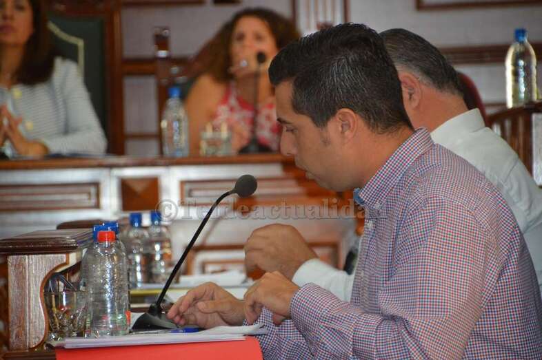 Alejandro Ramos, en el Pleno del pasado viernes (Foto TA)