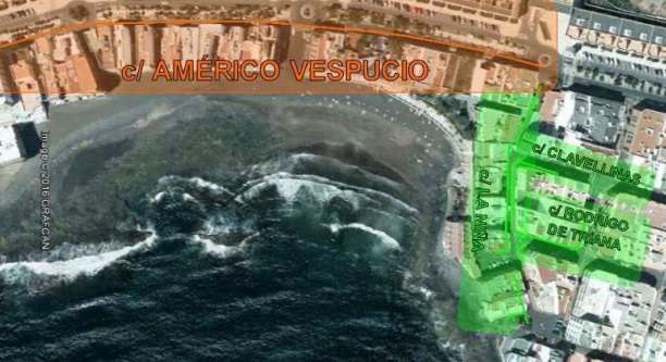 Plano de situación de las zonas afectadas por las obras (Foto TA)