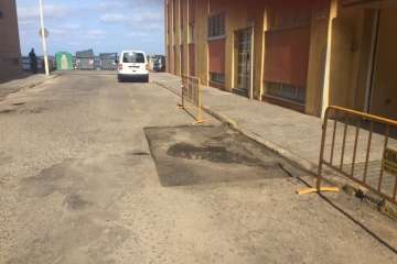 Vías y Obras asfalta tres calles de La Garita con una inversión de 50.000 euros (Foto TA)