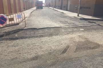 Vías y Obras asfalta tres calles de La Garita con una inversión de 50.000 euros (Foto TA)
