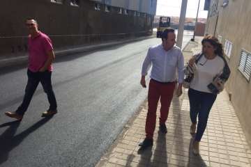 Asfaltado de tres calles de La Garita-Telde (Foto TA)