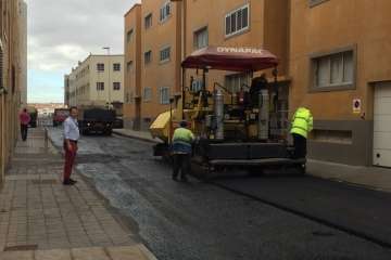 Asfaltado de tres calles de La Garita-Telde (Foto TA)