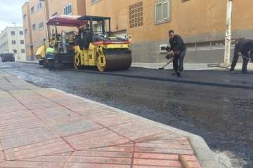 Asfaltado de tres calles de La Garita-Telde (Foto TA)