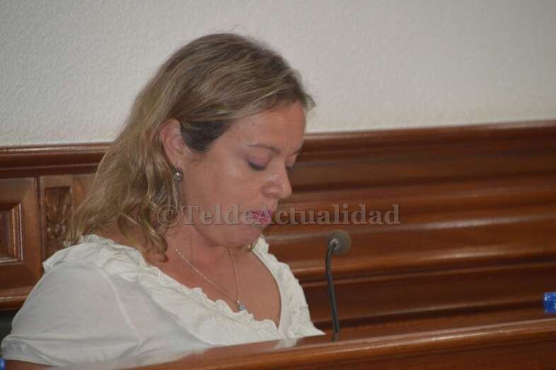 Sonsoles Martín, en el pasado Pleno extraordinario (Foto TA)