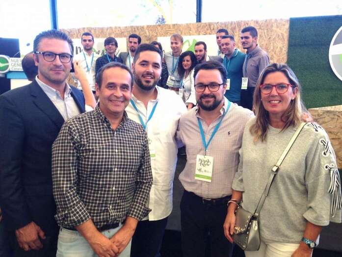 Víctor Birto, Antonio Hernández, Asier Antonio y María González Calderín (Foto TA)