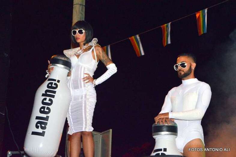 Archivo. El espectaculo La Leche de Matineé Group en Melenara (Foto TA)