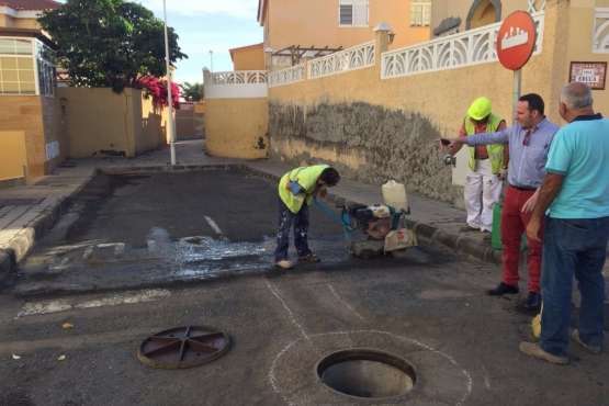 Mejoras en la red pluvial de Telde (Foto TA)