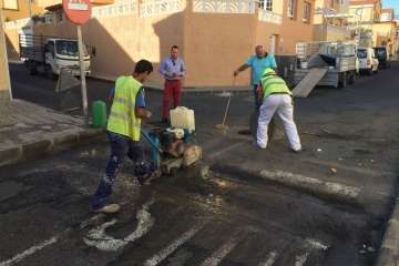 Mejoras en la red pluvial de Telde (Foto TA)