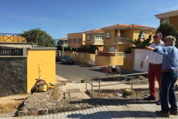 Mejoras en la red pluvial de Telde (Foto TA)