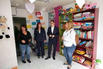 Pablo Rodríguez destaca en Telde la â€œimprescindible laborâ€ de Aldeas Infantiles (Foto TA)