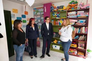 Pablo Rodríguez destaca en Telde la â€œimprescindible laborâ€ de Aldeas Infantiles (Foto TA)