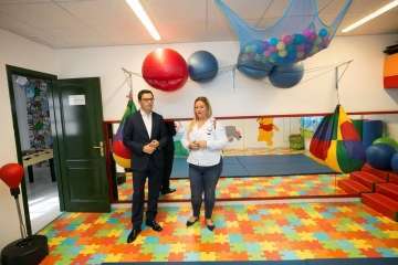 Pablo Rodríguez destaca en Telde la â€œimprescindible laborâ€ de Aldeas Infantiles (Foto TA)