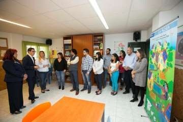 Pablo Rodríguez destaca en Telde la â€œimprescindible laborâ€ de Aldeas Infantiles (Foto TA)