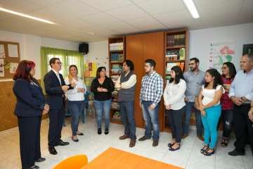 Pablo Rodríguez destaca en Telde la â€œimprescindible laborâ€ de Aldeas Infantiles (Foto TA)