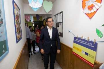 Pablo Rodríguez destaca en Telde la â€œimprescindible laborâ€ de Aldeas Infantiles (Foto TA)