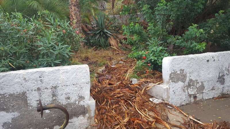 Imagen de archivo de los exteriores del antiguo colegio Rafael Alberti, en Jinámar (Foto TA)