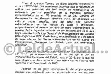 Reclamación de UGT contra el presupuesto municipal de Telde para 2018 (Foto TA)
