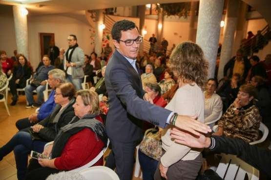 Encuentro abierto de Pablo Rodríguez en El Ejido-Telde (Foto Antonio Alí)