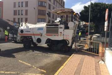 Vías y Obras renueva el asfaltado del entorno de Narea (Foto TA)