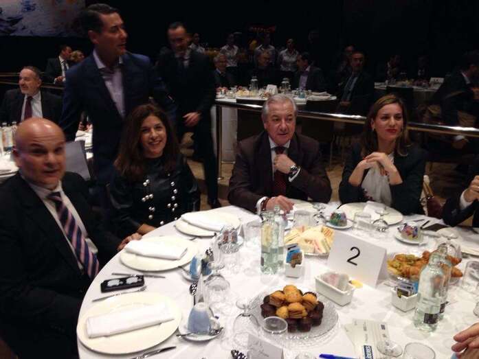 La alcaldesa de Telde, hoy en el Encuentro de Líderes (Foto TA)