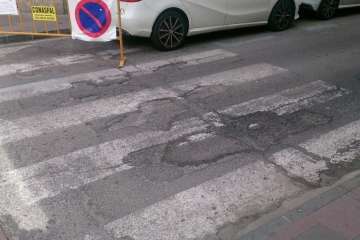 El plan municipal de asfaltado llega a El Roque y urbanización Juan Mayor (Foto TA)