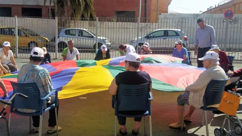 El concejal de Servicios Sociales de Telde, Diego Ojeda, en una imagen de archivo al Centro de Alzheimer (Foto TA)