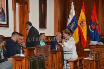 Los ediles de Más por Telde abandonan el Pleno para no intervenir en el debate y votación sobre un expediente de La Mareta (Foto TA)