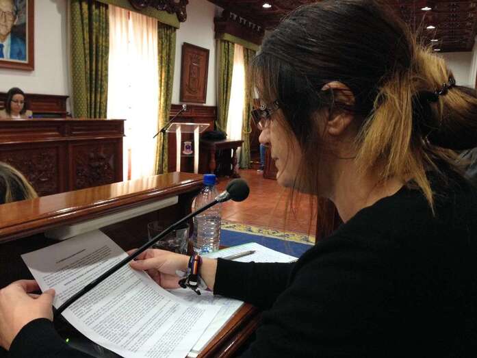 Esther González, concejal No adscrita y vinculada a Podemos (Foto TA)