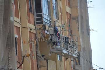 Visita a las obras de rehabilitación de Los Marinos de Melenara (Foto TA)