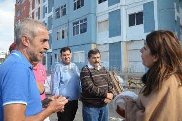 Visita a las obras de rehabilitación de Los Marinos de Melenara (Foto TA)