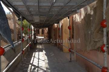 Visita a las obras de rehabilitación de Los Marinos de Melenara (Foto TA)