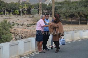 Visita a las obras de rehabilitación de Los Marinos de Melenara (Foto TA)