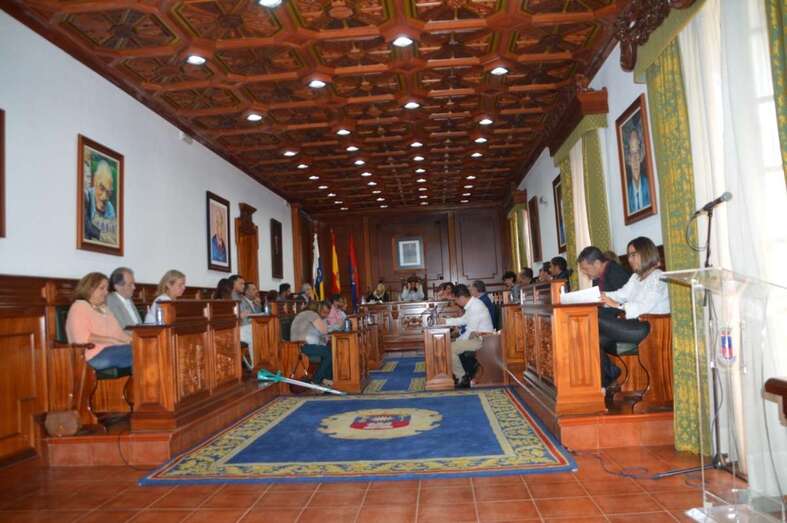 Pleno del Ayuntamiento de Telde (foto TA)