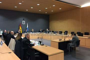 Segunda sesión del juicio del Caso Faycán de Telde (Foto TA)