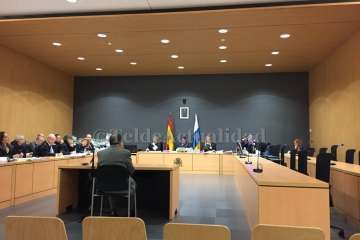 Segunda sesión del juicio del Caso Faycán de Telde (Foto TA)