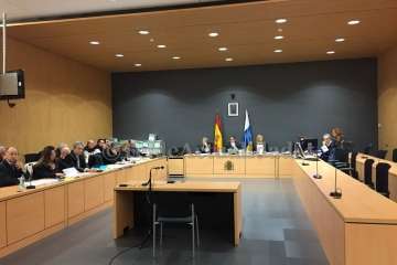 Segunda sesión del juicio del Caso Faycán de Telde (Foto TA)