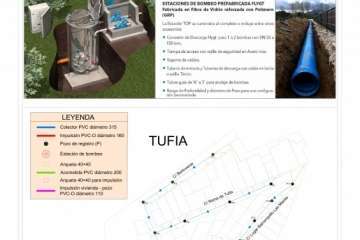 Detalles técnicos y presentación del proyecto a los vecinos (Foto TA)