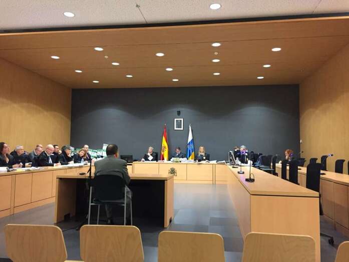 Sala donde se celebra el juicio (Foto TA)