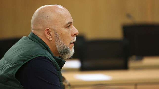 El ferretero Felipe Ojeda, ayer durante su declaración (Foto Efe)