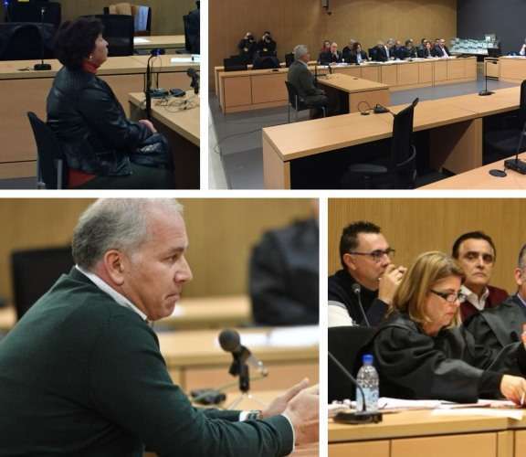 Imágenes de las primeras sesiones del juicio (Foto TA)